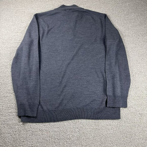 Jos A Bank 1/4 Zip Mock Neck Pullover Sweater Gray Men’s Size 2XLT - Picture 6 of 7
